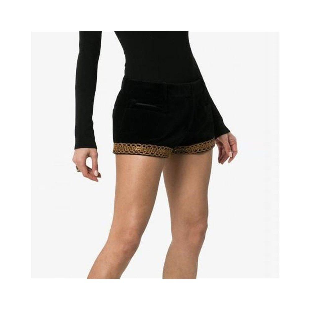 香港直邮圣罗兰黑色女士下装 天猫国际香港直购休闲裤