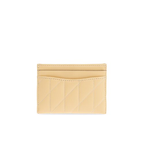 COACH 女士卡包 CM4340B4VN SS2026 黄色 Leather card holder - 图1