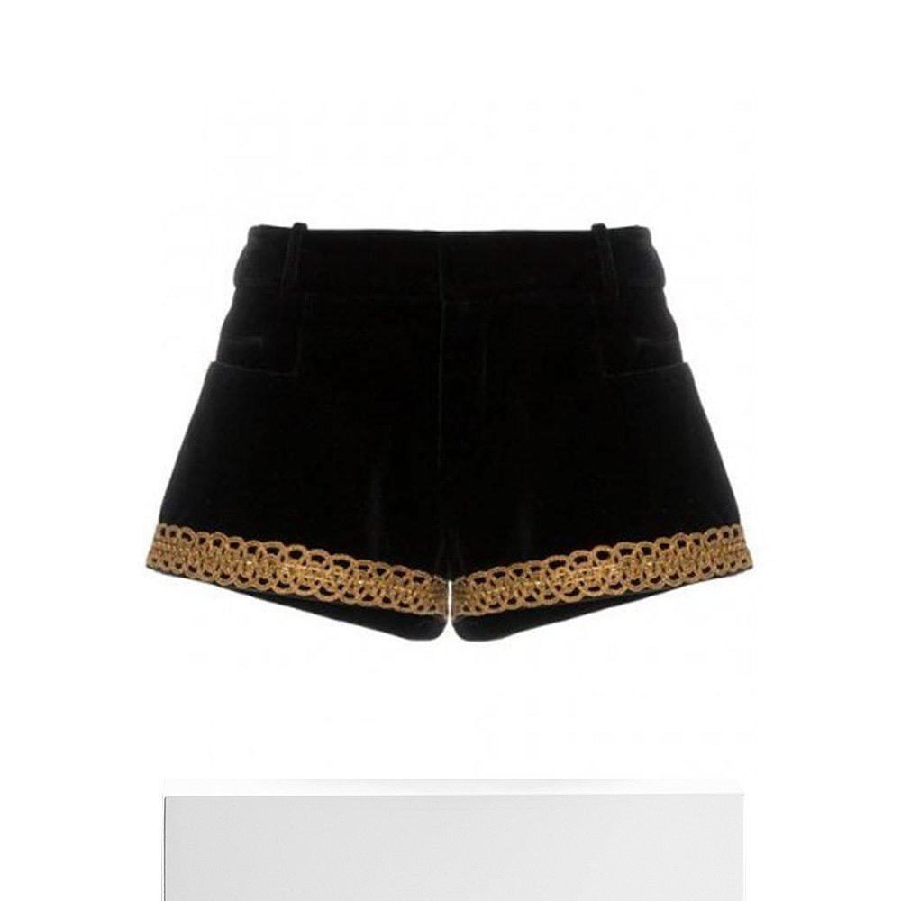 香港直邮圣罗兰黑色女士下装 天猫国际香港直购休闲裤