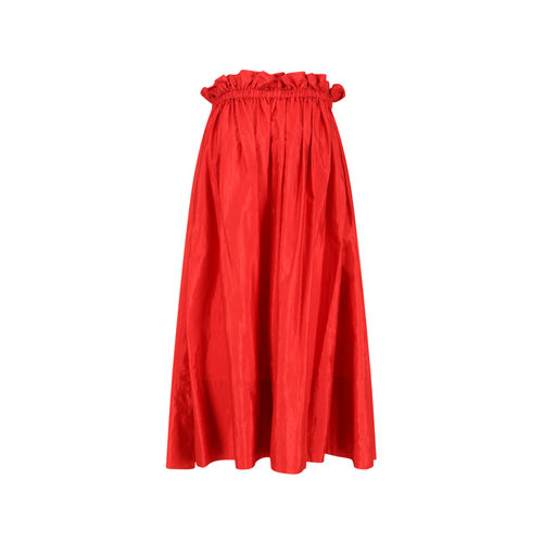 1h可退 香港直邮潮奢 Jil Sander 吉尔 桑达 女士 荷葉邊裝飾半身 - 图0