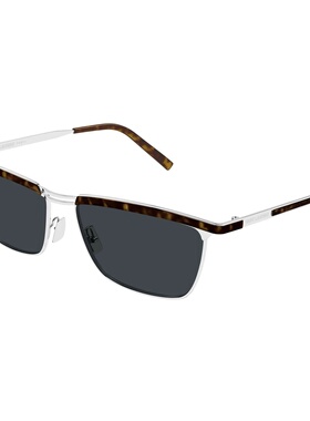 SAINT LAURENT 男士太阳镜 SL795JOE002 CO 银色 全框太阳镜