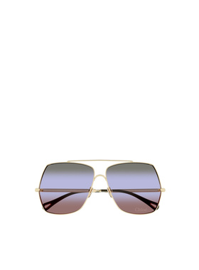 1h可退 CHLOÉ 女士眼镜 ALYCH0278S007 SS2025 蓝色 全框太阳镜