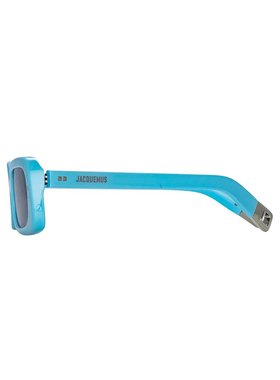 JACQUEMUS 男士眼镜 JAC47C2SUN SS2025 蓝色 徽标太阳镜
