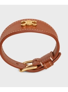 CELINE 女士手链手镯 461CR3BCF04GT AW2024 黄色 LES CUIRS CELI