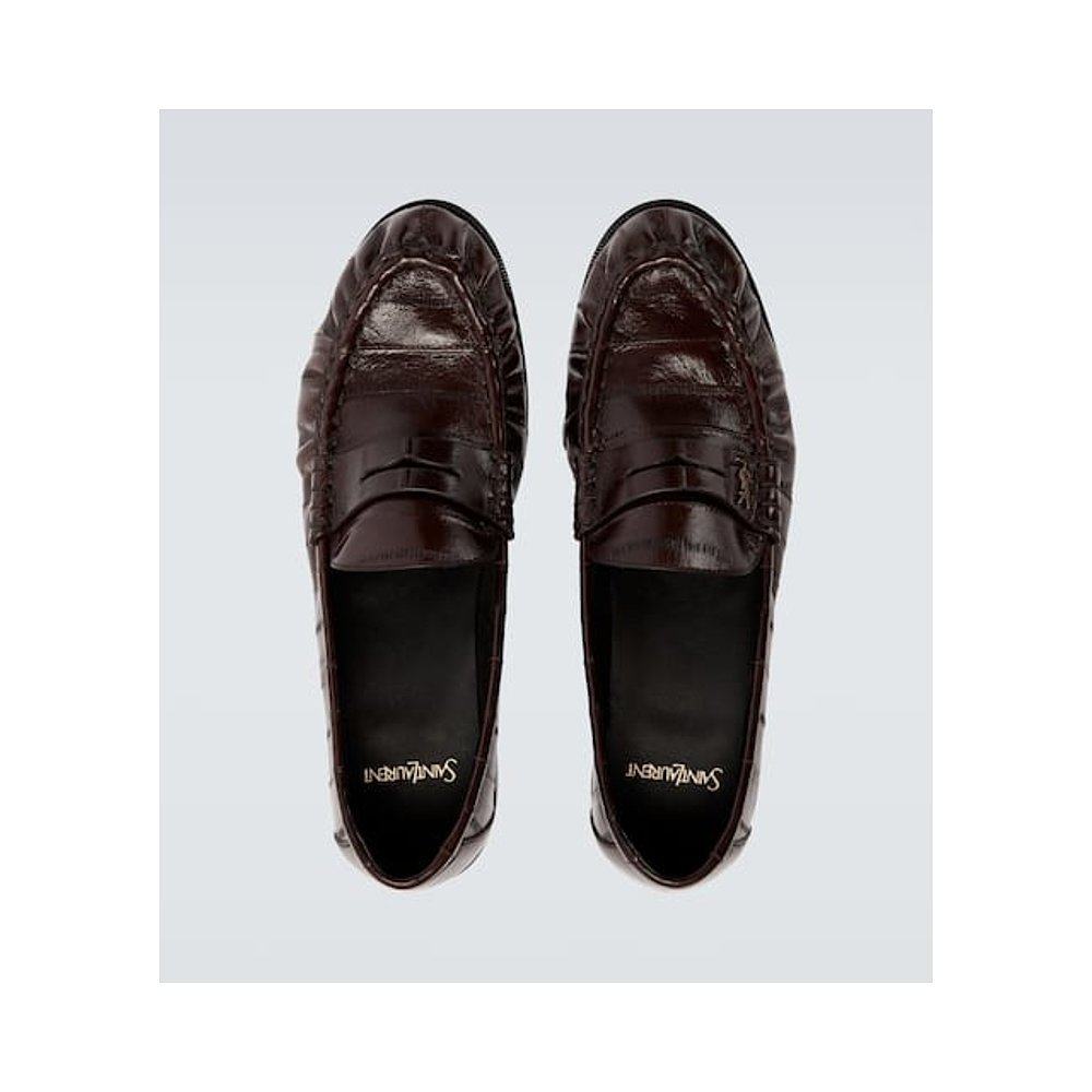 1h可退 潮奢 Saint Laurent 圣罗兰 男士 Le 简便皮质乐福鞋男鞋,淘宝优惠券,粉丝福利购,淘宝优惠卷