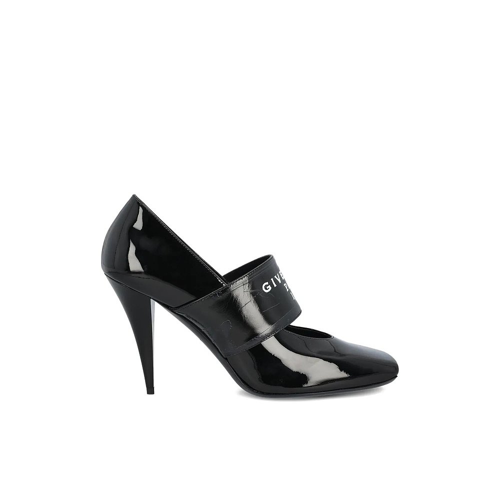 1h可退 GIVENCHY 女士高跟鞋 BE404JE2F6001 AW2025 黑色 ‘Squar - 图0