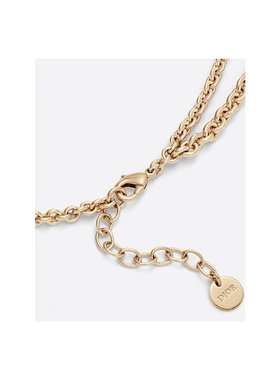 1h可退 DIOR 女士项链 N2015WOMMTD300 SS2024 黄色 CD Navy 项链