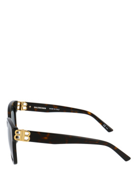 1h可退 BALENCIAGA 女士眼镜 BB0102SA002 AW2025 棕色巴黎世家