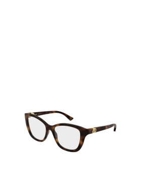 GUCCI 女士眼镜 GG2195O002 AW2026 咖啡色 Emblem 猫眼光学眼镜