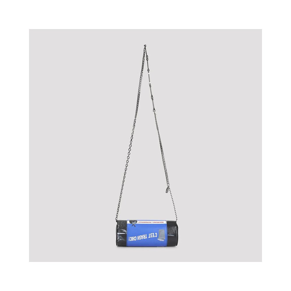 1h可退 MOSCHINO 女士单肩包 MC4211PP0NOS100 AW2025 黑色斜挎包 - 图0