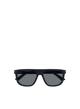 GUCCI 男士眼镜 GG1726S003 SS2025 黑色 几何框古驰太阳镜