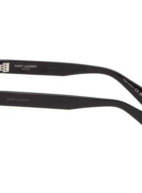 Saint Laurent 圣罗兰 男士 黑色 SL 83 太阳镜 SL83001BLACKBLAC