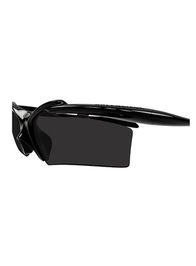 1h可退 BALENCIAGA 女士太阳镜 BB0420S001 CO 黑色巴黎世家眼镜