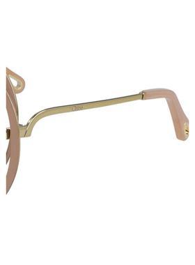 1h可退 奢淘 Chloe 圆框太阳镜 女 CE155SMETAL