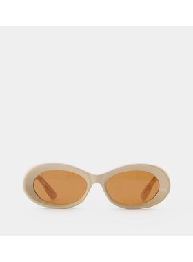 GUCCI 女士眼镜 GG1527S AW2024 浅棕色 Gucci Gg1527S Sunglasse
