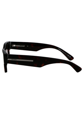 1h可退 PRADA 男士太阳镜 0PRA03S17N08T SS2025 黑色 0PR A03S