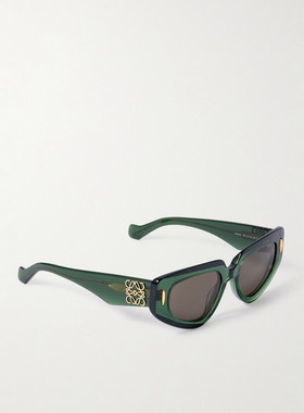 LOEWE 罗意威 女士 Anagram 猫眼醋纤太阳眼镜 LW40160I96E