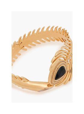 1h可退 潮奢 ZIMMERMANN 女士 镀金玛瑙水晶手镯 0822XF24GOLDONY