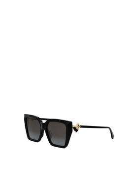 1h可退 FENDI 女士眼镜 FE40161F01B SS2026 黑色 框架太阳镜
