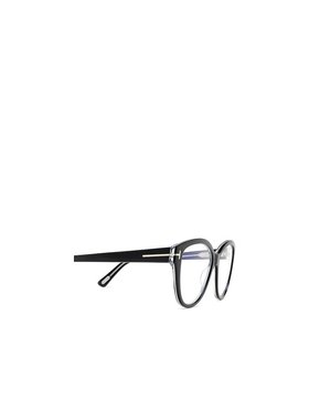 1h可退 TOM FORD 女士眼镜 FT5954B003 AW2024 黑色 FT5954-B