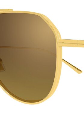 Bottega Veneta 葆蝶家 女士 Eyewear 飞行员镜框太阳镜 BV1465S