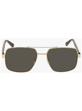 GUCCI 男士太阳镜 GG0529S001 SS2025 古驰 太阳镜黑色方框