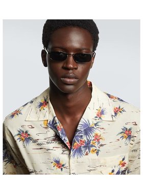 1h可退 潮奢 Prada 普拉达 男士 矩形太阳眼镜 black黑色 舒适时