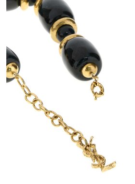 1h可退 潮奢 Saint Laurent 圣罗兰 女士 聖羅蘭標誌牌手鐲 83053