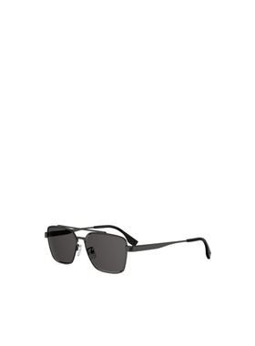 FENDI 男士眼镜 FE40211U12A AW2026 灰色 几何框太阳镜