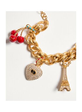 VALENTINO 女士手链手镯 WJ0AM5VTID4B AW2025 金色 坠饰手链