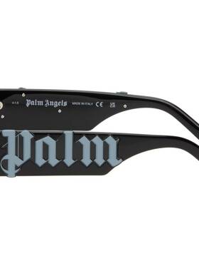 1h可退 潮奢 Palm Angels 棕榈天使 男士 黑色 Angel 太阳镜 PERI
