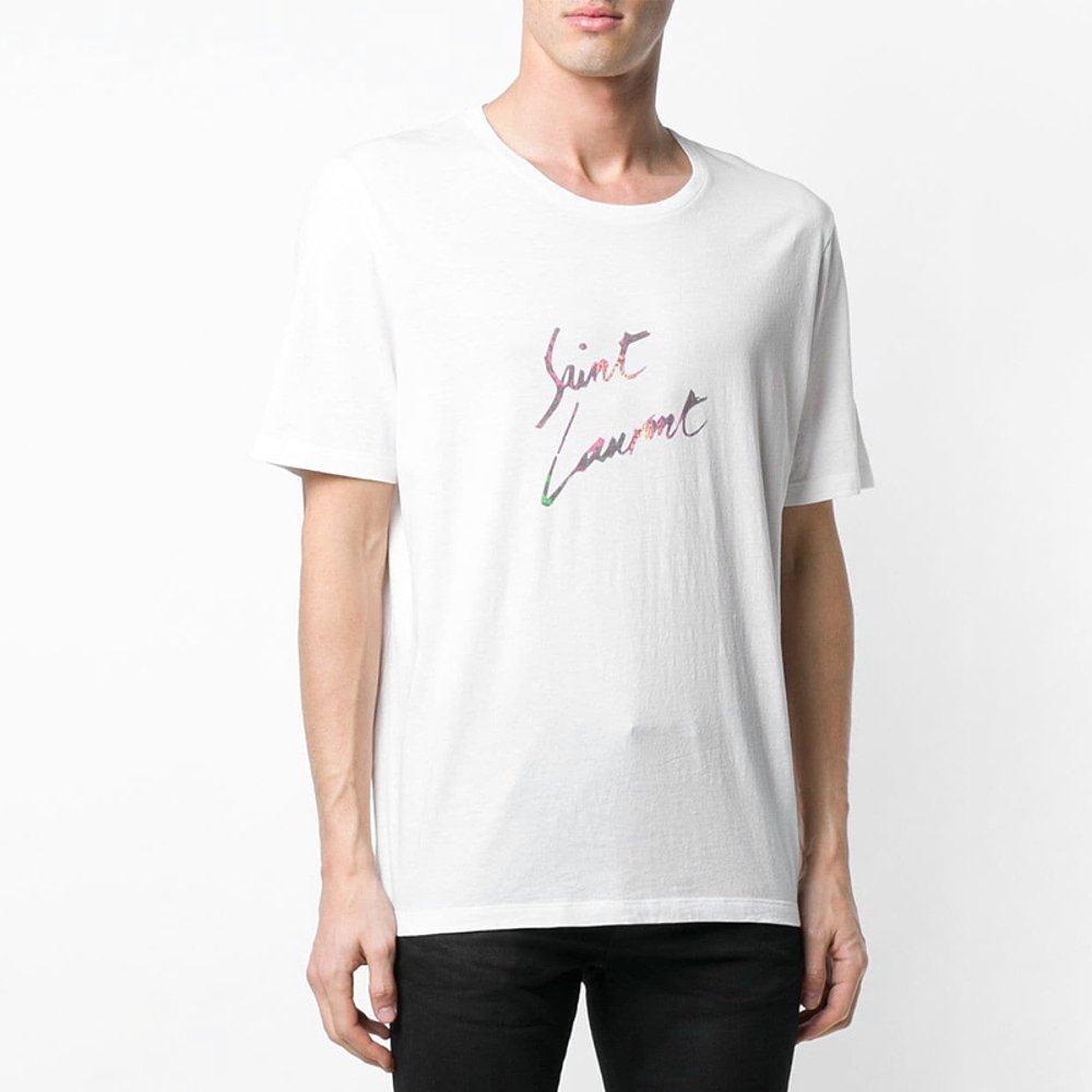 圣罗兰男士白色棉质t恤 天猫国际香港直购T恤