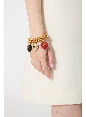 VALENTINO 女士手链手镯 WJ0Y83VTIBVX AW2025 黄色 徽标手链