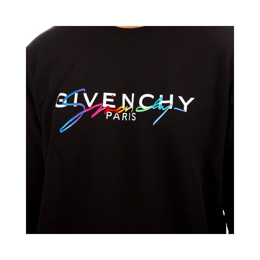香港直邮givenchy男士黑色彩虹卫衣 天猫国际香港直购卫衣