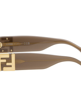 1h可退 潮奢 Fendi 芬迪 女士 棕色 Forever 太阳镜 FE40204I5448