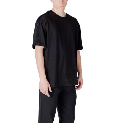 CALVIN KLEIN 男士T恤 LVGMS5K177UB1 SS2025 黑色【付后1h可退】 - 图3