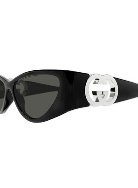 GUCCI 女士太阳镜 GG1824S001 CO 黑色 GUCCI Sunglasses古驰