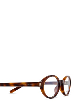 SAINT LAURENT 女士眼镜 SL751OPT003 CO 棕色 圆形平光镜