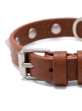 VALENTINO 男士手链手镯 YJ0S46JSTWU2 SS2025 棕色 VLogo 手环