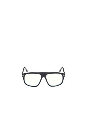 1h可退 TOM FORD 男士太阳镜 FT5901001 CO 白色 logo标识平光镜