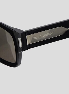 1h可退 潮奢 Saint Laurent 圣罗兰 男士 徽标太阳镜 758451Y9960