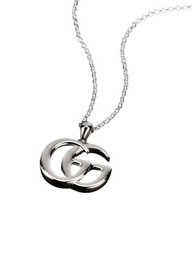 GUCCI 女士项链 874401I46010926 AW2026 银色 GG Marmont neckla