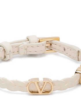 VALENTINO 女士手链手镯 6W2J0X71PRHI16 CO 米白色 Vlogo手链