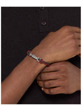 GUCCI 女士手链手镯 859240IAAGO8519 SS2026 花色 编织手链