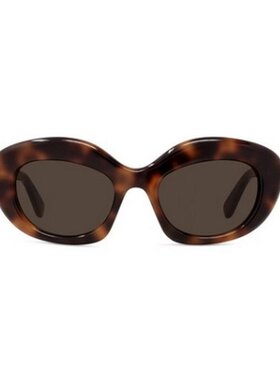LOEWE 女士眼镜 LW40153I52E CO 棕色 全框太阳镜