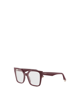 FENDI 女士眼镜 FE50002I069 SS2026 白色 方形框平光镜