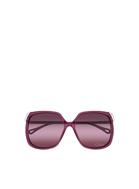 1h可退 CHLOÉ 女士眼镜 CH0286S003 SS2025 红色 全框太阳镜