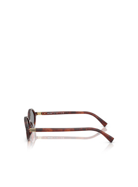 1h可退 MIU MIU 女士眼镜 MU04ZS21C40O SS2025 灰色 全框太阳镜