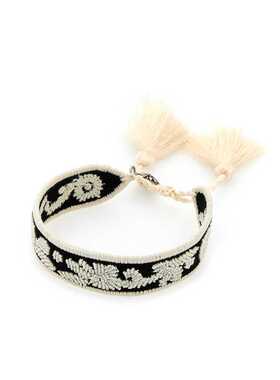 PRADA 女士手链手镯 1IB6572HIVF0K74 SS2025 花色 Two-tone sued