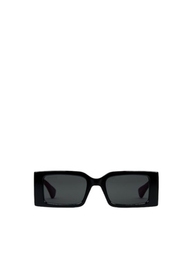 GUCCI 女士太阳镜 819567J07401012 SS2025 黑色 长方形太阳眼镜